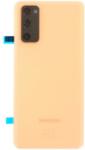 Samsung GH82-24223F Gyári akkufedél hátlap - burkolati elem Samsung Galaxy S20 FE 5G, narancs (GH82-24223F)