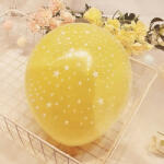  4 darabos latex lufi - Csillagok - Sárga