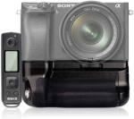 Meike MK-A6300 PRO Portrémarkolat Sony A6000/6100/6300/6400 fényképezőgéphez, Távirányítóval (MK-A6300_PRO)