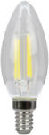 TRACON FILC354NW COG LED gyertya fényforrás, átlátszó 230 VAC, E14, 4W, 470 lm, C35, 4000K, EEI=E (FILC354NW)