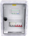 TRACON SPBPV316 Túlfeszültség-védelmi doboz fotovoltaikus rendszerekhez 330×250×130mm, IP65, IK10, AC1+2, 400V, In: 16A, Iimp: 12.5kA, (SPBPV316)