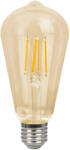 TRACON FILGST648W COG LED fényforrás, arany 230 VAC, E27, 8W, 800 lm, ST64, 2500K, EEI=F (FILGST648W)