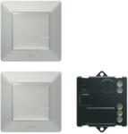 Legrand Netatmo 752350 Párosított szett: Alternatív kapcsolás mikromodul segítségével - 2 vezeték nélküli kapcsoló + mikromodul Valena Life Netatmo alumínium ( 752350 ) (752350)