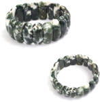  Bratara din Agata Muschi Naturala - Diametru 58 mm, Perna - 10-11 x 25 mm