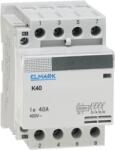 ELMARK K Széria Moduláris Mágneskapcsoló K40 40A 230 3No+1Nc (23423)