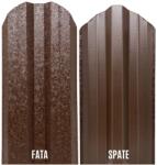 TTC Set 25 Buc Sipca Metalica Gard Maro Mat Structurat, Otel Calitate Premium, Grosime 0.5 mm, Latime 115 mm - Lungime 1400 mm