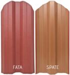 TTC Set 25 Buc Set 25 Buc Sipca Metalica Gard Rosu Mat, Otel Calitate Premium, Grosime 0.45 mm, Latime 115 mm - Lungime 1000 mm