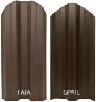 TTC Set 25 Buc Sipca Metalica Gard Maro Mat, Otel Calitate Premium, Grosime 0.45 mm, Latime 115 mm - Lungime 1100 mm