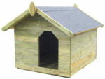 vidaXL impregnált fenyőfa kerti kutyaház felnyitható tetővel 45150