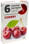 ADMIT Lumânări tip pastilă Vișină, 6 bucăți - Admit Scented Tea Light Cherry