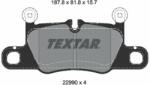 TEXTAR set placute frana, frana disc TEXTAR Q+ 2299001 (2299001)