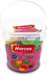 Heroes Кинетичен пясък в кофа Heroes - Розов цвят, с 6 фигурки (KUM-019)