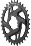 Sram CF X-Sync Eagle DM MTB első lánckerék, 30T, 12s, Boost 3 mm offset, alumínium, fekete