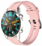  TKG Huawei Watch GT3 (46 mm) okosóra szíj - pink szilikon (22 mm)