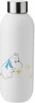 Stelton TO GO CLICK MOOMIN Stelton utazópalack, 0, 75 l, hófehér (SN13726)