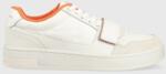 Calvin Klein Jeans sneakers BASKET CUPSOLE VELCRO SOFTNY culoarea alb, YM0YM00609 PPYX-OBM24T_00X