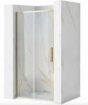 Rea Rapid Slide Univerzális tolózuhanyajtó 150x195 cm átlátszó üveggel, arany profilszín REA-K5617 (REA-K5617)