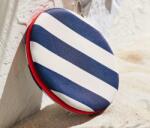 Tchibo Strandfrizbi, csíkos, kék/fehér Fehér-kék csíkos, piros elemekkel