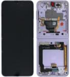Samsung GH82-27243D Gyári Samsung Galaxy Z FLIP3 5G OLED kijelző érintővel Levendula kerettel előlap (GH82-27243D)