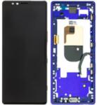 Sony 1319-0231 Gyári Sony Xperia 1 lila LCD kijelző érintővel kerettel előlap (1319-0231)