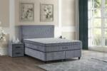 ABC Bedding Suna kárpitozott ágyneműtartós ágy 180x200