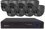 Securia Pro kamerarendszer NVR8CHV8S-B DOME smart, fekete Felvétel: 3 TB merevlemez