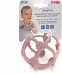 Reer Jucarie pentru dentitie si minge 2in1, silicon, roz, 0 luni+, reer bite&play 79284 (RE79284)