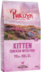 Purizon 2x6, 5kg Purizon száraz macskatáp-Kitten csirke & hal - gabonamentes