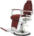 Barburys Scaun de frizerie Arrow cu aspect retro rosu (SB019023007)