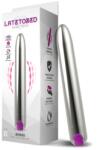 LATETOBED Renee Vibe 10 Vibrating Functions 18, 5cm Silver Vibrator