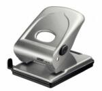 Rapid Perforator Rapid FMC 40 pentru 40 de coli, complet metalic, argintiu