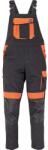 CERVA Kantáros munkanadrág MAX VIVO - Fekete / narancssárga | 50 (03530043C1050)