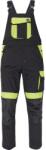 CERVA Kantáros munkanadrág MAX VIVO - Fekete / sárga | 52 (0353004364052)
