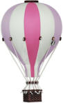 Superballoon Dekor hőlégballon - Rózsaszín fehér és pink M (770-20)