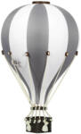 Superballoon Dekor holégballon - Sötétszürke fehérrel L (722-30)