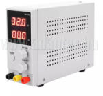 AHT HSLT-3010 0-30V, 0-10A LCD kijelzős labortápegység