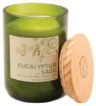 Paddywax Lumânare parfumată Eucalipt și salvie - Paddywax Eco Green Recycled Glass Candle Eucalyptus + Sage 226 g