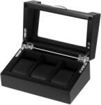 Rothenschild watch box RS-2375-3-OAK for 3 watches black