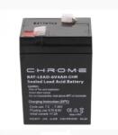 Chrome Battery Acumulator plumb acid 6V 4AH, Chrome, BAT-LEAD-6V4AH-CHR (BAT-LEAD-6V4AH-CHR)