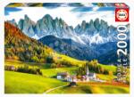Educa Puzzle Autumn in the Dolomites Educa 2000 piese și lipici Fix (EDU19566) Puzzle