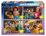 Educa Puzzle Multi 4 Disney Encanto Educa 50-80-100-150 piese de la 5 ani (EDU19581) Puzzle