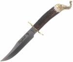 MUELA 160mm blade, stag deer handle, brass guard and Elephant head cap ELEPHANT-16BF (ELEPHANT-16BF)