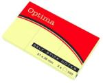 Optima Öntapadós jegyzet OPTIMA 38x51mm sárga 100 lap (22943) - nyomtassingyen