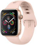 Apple Watch 1-6, SE (38 / 40 mm) / Watch 7-8 (41 mm), szilikon pótszíj, Spigen Silicone Fit, rózsaszín - tok-shop