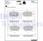 DELPHI set placute frana, frana disc DELPHI LP3853 (LP3853)