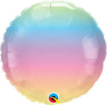  Egyszínű kerek lufi 18" 45cm Ombre, szivárvány, (LUFI512157)