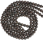  Arfvedsonit Rotund Margele Pietre Semipretioase pentru Bijuterii 6-6, 5 mm