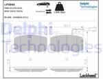 DELPHI set placute frana, frana disc DELPHI LP3866 (LP3866)