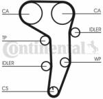 CONTITECH CT1051WP1 Set pompa apa + curea dintata