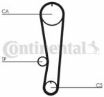 CONTITECH CT895 Curea de distributie